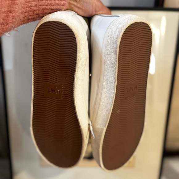 Madewell sidewalk high top sneakers colorblock leather. Women’s size 7.5 - Picture 8 of 13